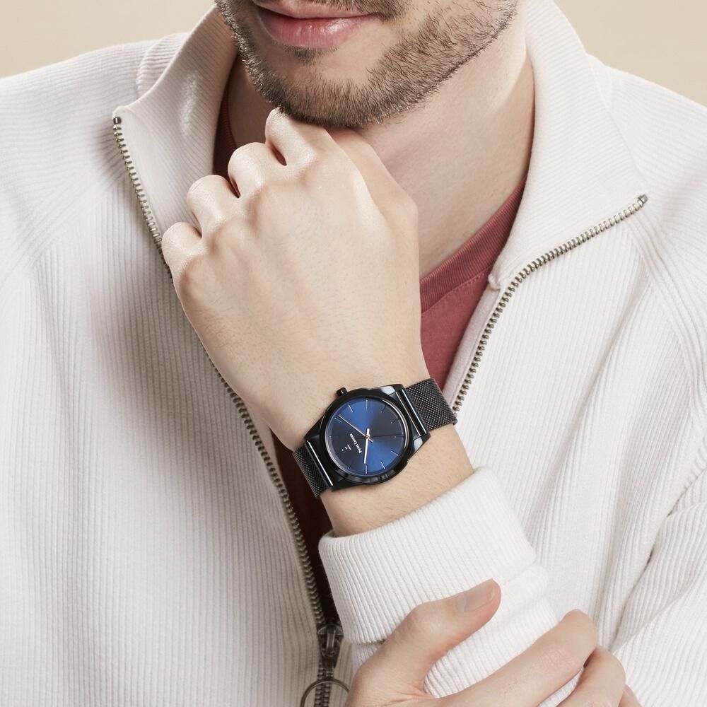 Montre Pierre Lannier Candide Bleu - Montres classiques Homme | Marc Orian
