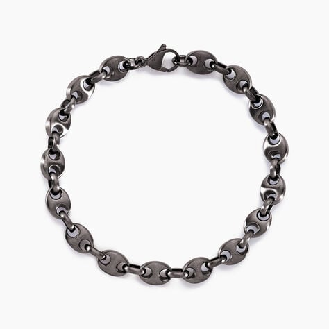 Bracelet Cadia Antique Acier Noir - Bracelets chaînes Homme | Marc Orian