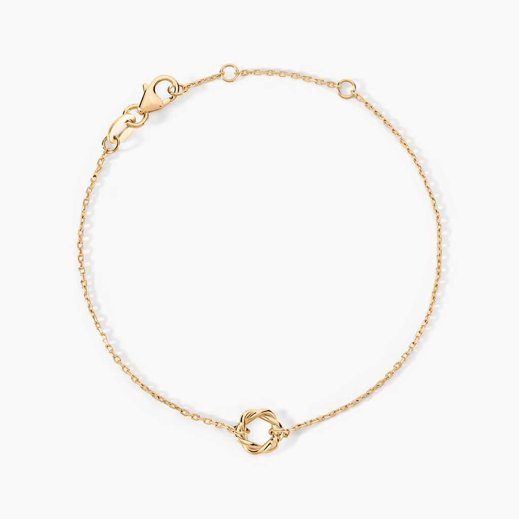 Bracelet Intertwined Plaqué Or Jaune - Bracelets fantaisie Femme | Marc Orian