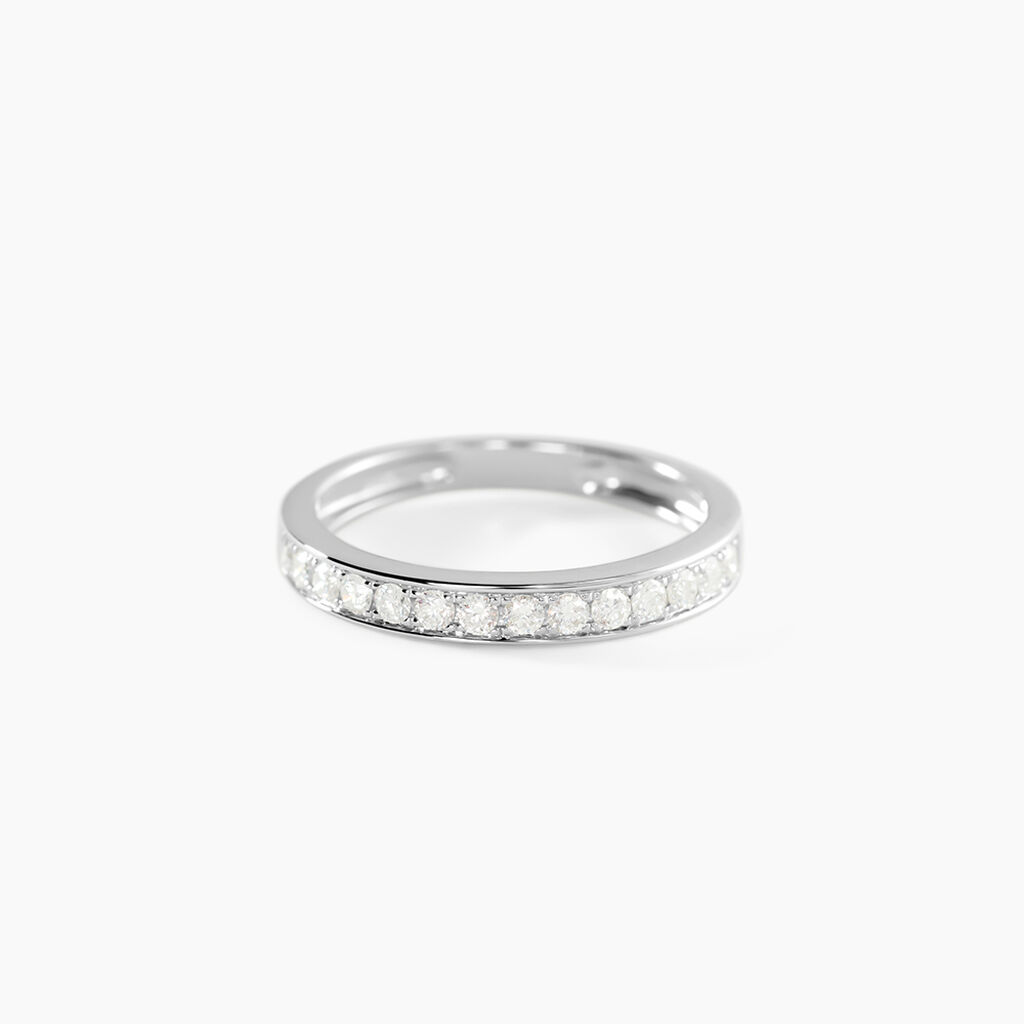 Alliance Dionysa Or Blanc Diamant - Alliances duo Femme | Marc Orian