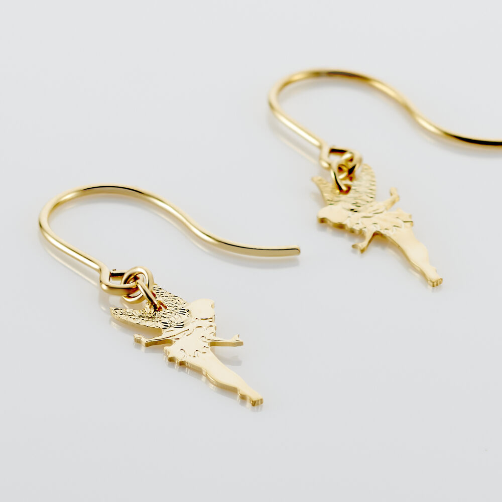 Boucles D'oreilles Pendantes Fee Or Jaune - Pendantes Femme | Marc Orian