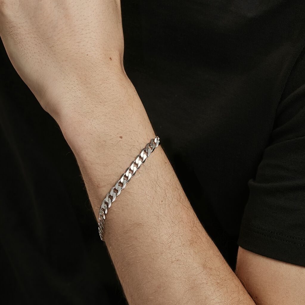 Bracelet Maille Argent Casper - Bracelets mailles Homme | Marc Orian