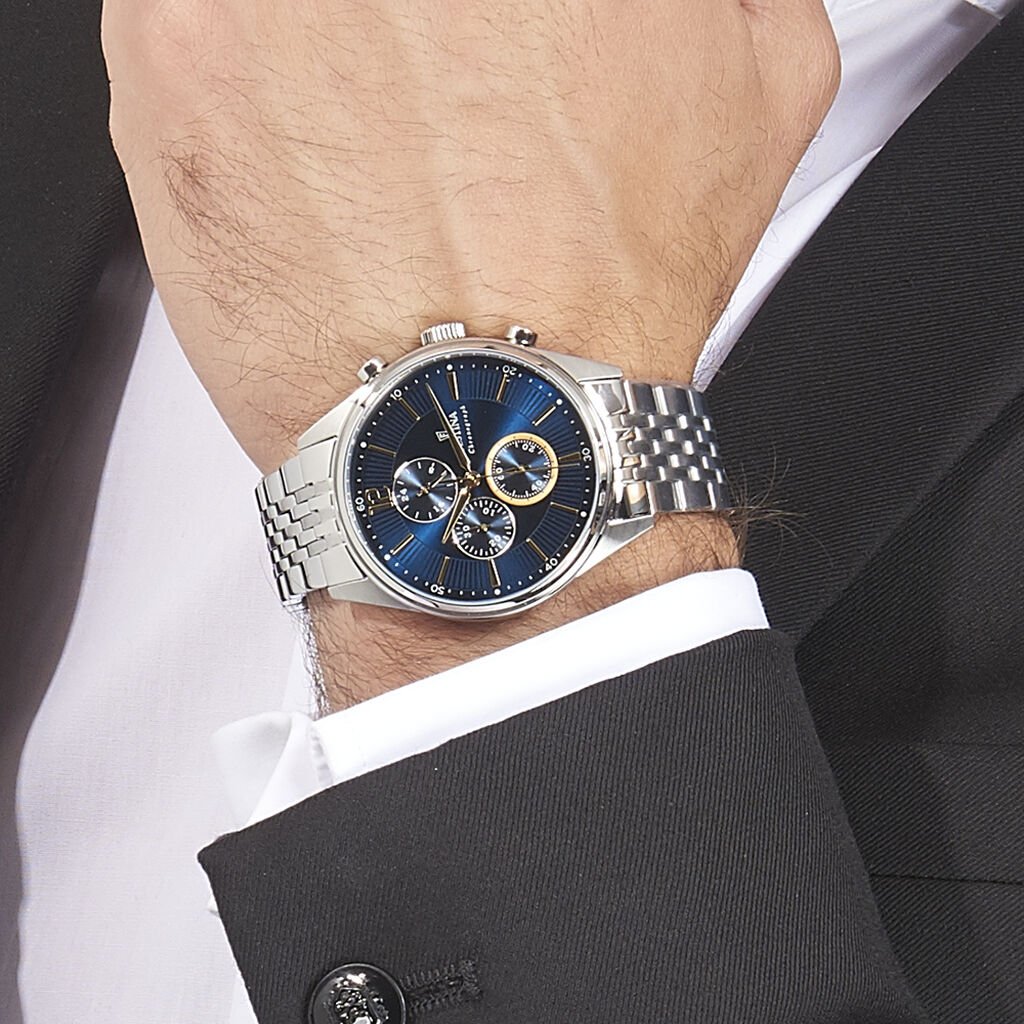 Montre Festina Timeless Chronograph Bleu - Montres classiques Homme | Marc Orian