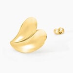 Boucles D'oreilles Puces Madlie Acier Jaune - Puces Femme | Marc Orian