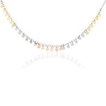 Collier Argent Tricolore Bop - Colliers fantaisie Femme | Marc Orian