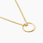 Collier Louka Acier Jaune Oxyde De Zirconium - Colliers avec pierres Femme | Marc Orian