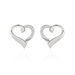 Boucles D'oreilles Puces Daviane Argent Blanc Oxyde De Zirconium - Puces Femme | Marc Orian