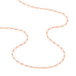 Cha&icirc;ne Ophelio Maille Alternee 1/1 Or Rose - Chaines Femme | Marc Orian