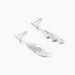 Boucles D'oreilles Pendantes Ainhoa Or Blanc Diamant - Pendantes Femme | Marc Orian