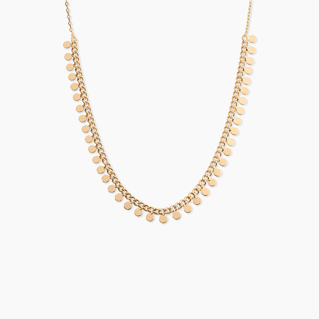 Collier Nell Plaqu&eacute; Or Jaune - Colliers ete Femme | Marc Orian