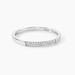 Alliance Amani Or Blanc Diamant - Parures de mariage Femme | Marc Orian