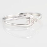 Bague Cyranna Or Blanc Diamant - Parures de mariage Femme | Marc Orian