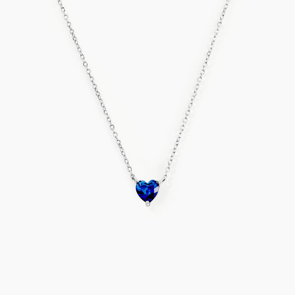 Collier Kelvyn Argent Blanc Oxyde - Colliers avec pierres Femme | Marc Orian