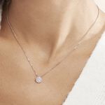 Collier Argent Blanc Maximille Oxydes De Zirconium - Colliers avec pierres Femme | Marc Orian