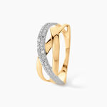 Bague Nuccia Or Bicolore Diamant - Parures de mariage Femme | Marc Orian