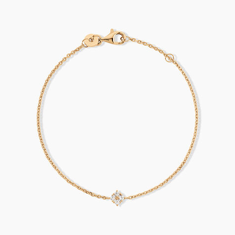 Bracelet &eacute;clat Perl&eacute; Plaqu&eacute; Or Oxyde De Zirconium - Bracelets fantaisie Femme | Marc Orian