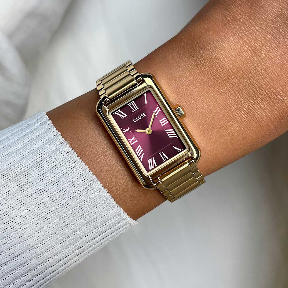 Montre Cluse Belisenna Bordeaux - Montres &eacute;tanches Femme | Marc Orian
