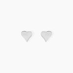 Boucles D'oreilles Puces Jeanne-fran&ccedil;oise Argent Blanc - Puces Femme | Marc Orian