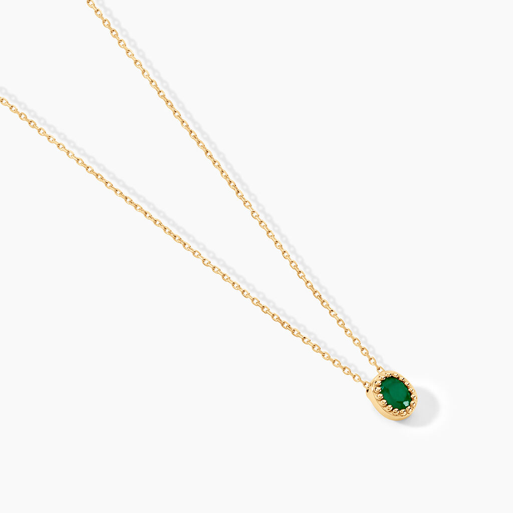Collier Niven Or Jaune Emeraude - Colliers solitaires Femme | Marc Orian