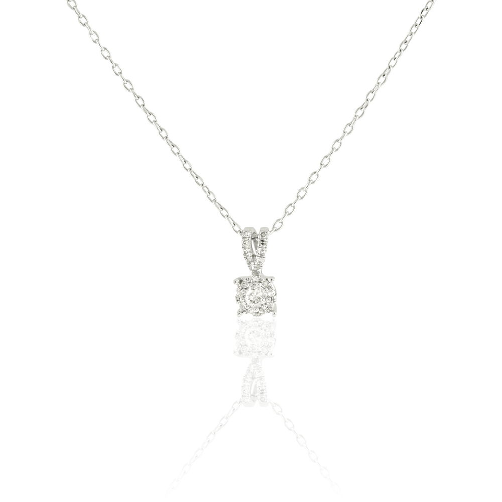 Collier Orphee Or Blanc Diamant - Colliers avec pierres Femme | Marc Orian