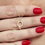 Pendentif Lettre Q Or Jaune Oxyde - Pendentifs Famille | Marc Orian