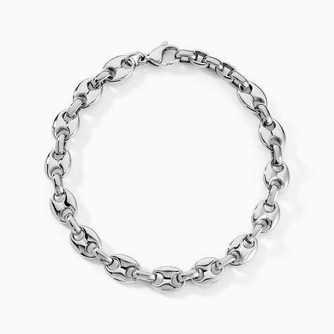 Bracelet Cadia Acier Blanc - Bracelets mailles Homme | Marc Orian