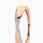 Bague Suzie Or Rose Diamant - Parures de mariage Femme | Marc Orian