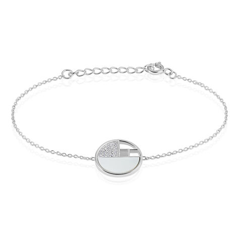 Bracelet Argent Gaillet Oxydes De Zirconium - Bracelets chaînes Femme | Marc Orian