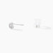 Boucles D'oreilles Puces Fatiana Or Blanc Diamant - Puces Femme | Marc Orian