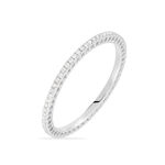 Alliance Lu Or Blanc Diamant - Alliances avec pierres Femme | Marc Orian