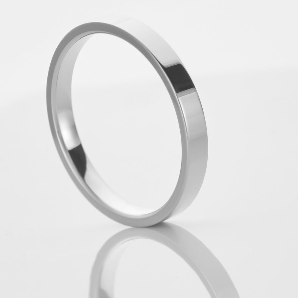 Alliance Or Blanc Gaaia 3mm - Alliances personnalisées Famille | Marc Orian