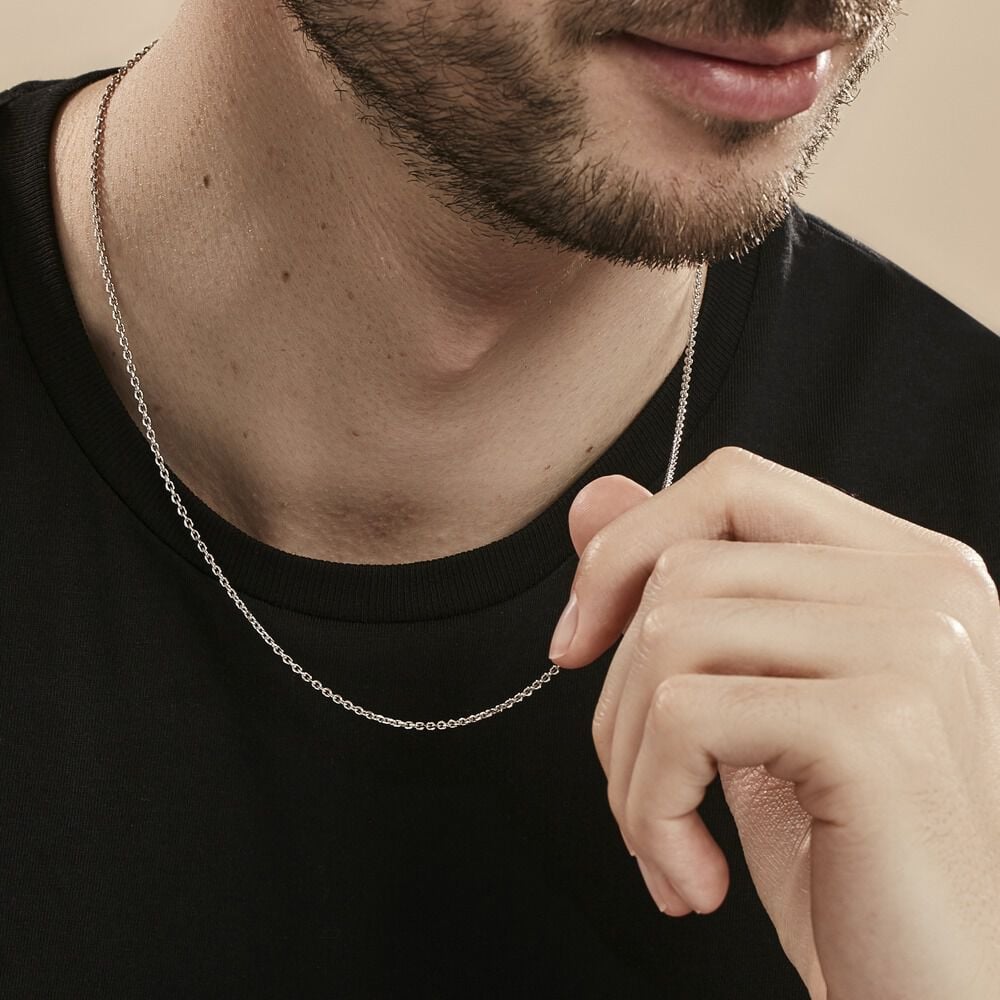 Collier Maille Argent Claudine - Chaines Homme | Marc Orian