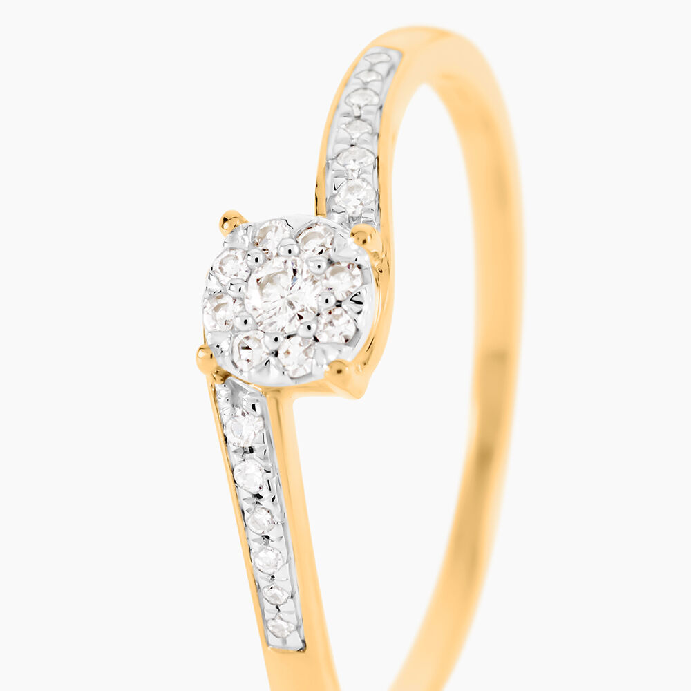 Bague Biagino Or Jaune Diamant - Solitaires Femme | Marc Orian