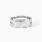 Bague Achille Acier Blanc - Bijoux fantaisie Homme | Marc Orian