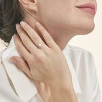 Bague Maria-francoise Or Jaune Perle De Culture Et Oxyde De Zirconium - Bagues de promesse Femme | Marc Orian