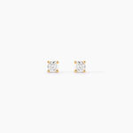 Boucles D'Oreilles Puces One Or Jaune Diamants - Boucles d'oreilles mariage Femme | Marc Orian