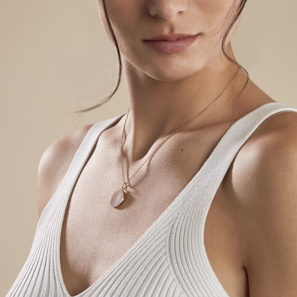 Collier Plaqué Or Shelagh Nacre - Colliers avec pierres Femme | Marc Orian