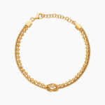 Bracelet Damaris Argent Dor&eacute; A L'Or 750/1000 - Bracelets cha&icirc;nes Femme | Marc Orian