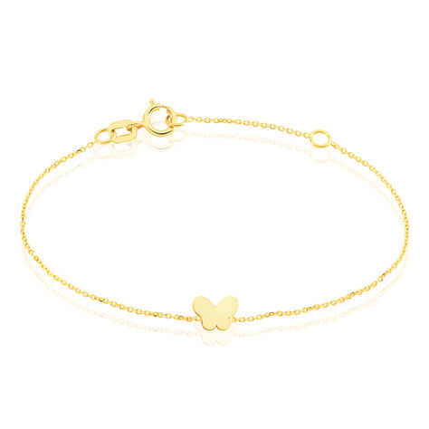 Bracelet Shaida Papillon Or Jaune - Bracelets cha&icirc;nes Enfant | Marc Orian