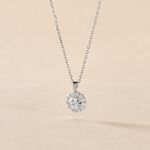 Collier Princess Argent Blanc Oxyde De Zirconium - Colliers avec pierres Femme | Marc Orian