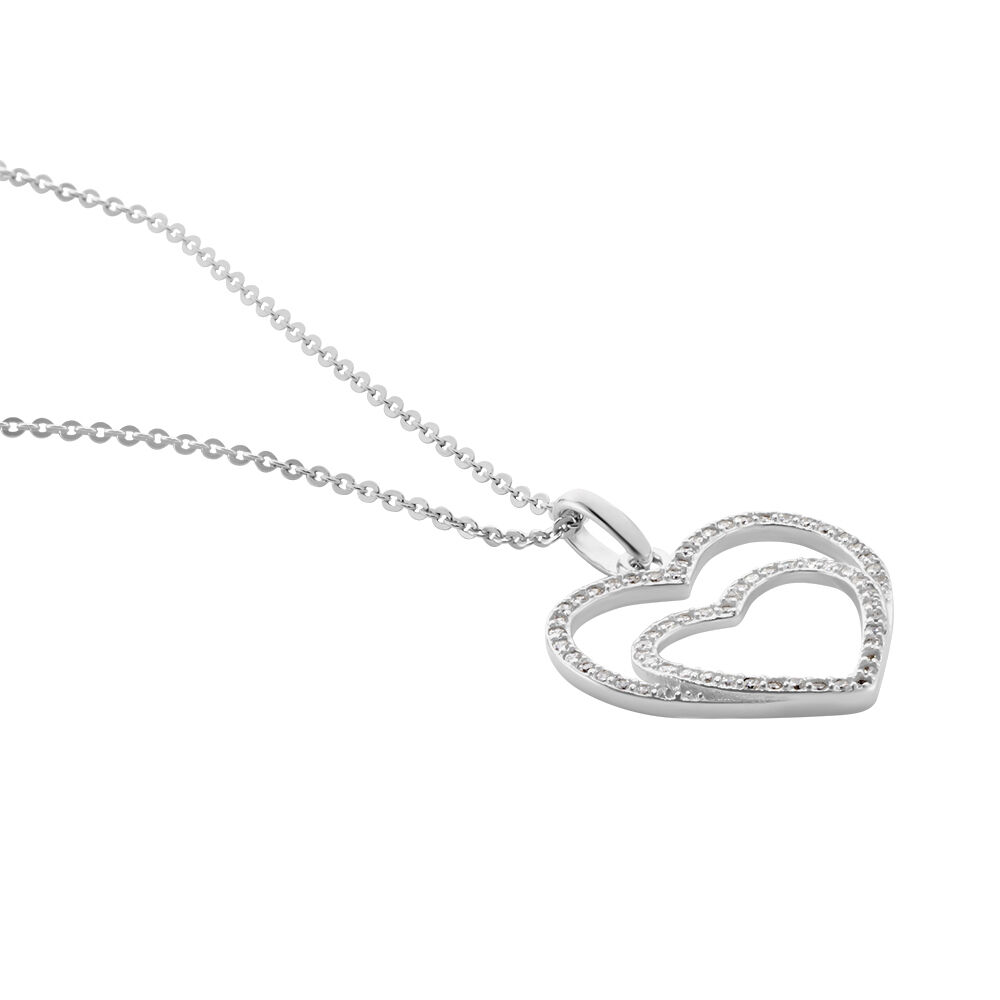 Collier Gasparde Argent Blanc Oxyde De Zirconium - Colliers avec pierres Femme | Marc Orian