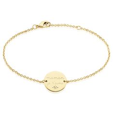 Bracelet Plaqué Or Maioun Oxyde De Zirconium - Bracelets chaînes Femme | Marc Orian