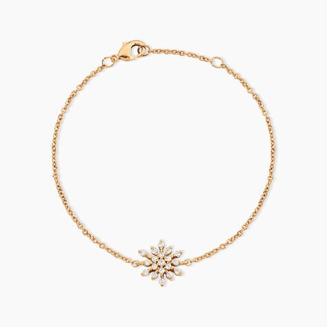 Bracelet Plaqu&eacute; Or Lisha Oxyde De Zirconium - Bracelets fantaisie Femme | Marc Orian