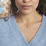 Collier Or Jaune Sagesse Oxydes De Zirconium - Colliers avec pierres Femme | Marc Orian