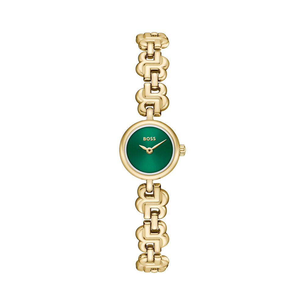 Montre Hugo Boss Double B Dressy Vert - Montres &eacute;tanches Femme | Marc Orian