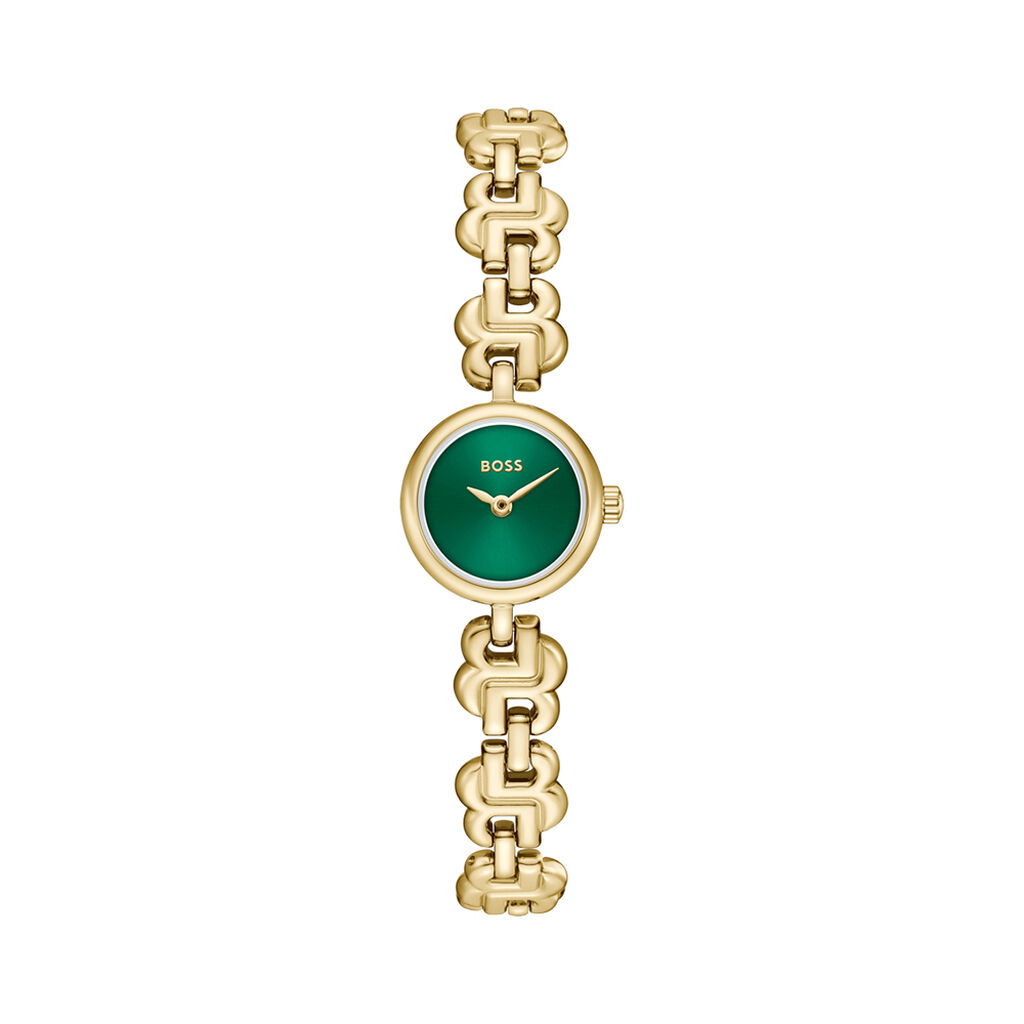 Montre Hugo Boss Double B Dressy Vert - Montres &eacute;tanches Femme | Marc Orian