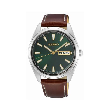 Montre Seiko Classique Vert Fonc&eacute; - Montres classiques Homme | Marc Orian