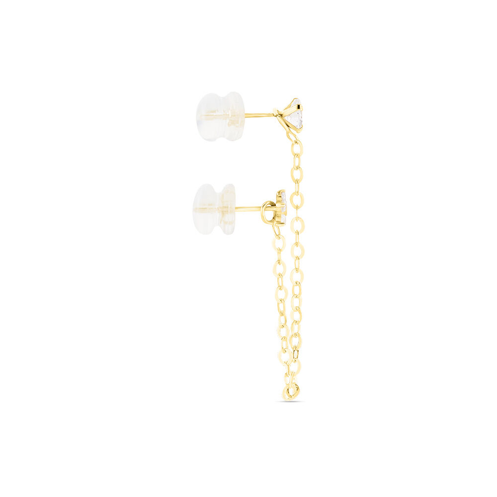 Bijou D'oreille Unitaire Candia Or Jaune Oxyde De Zirconium - Piercings d'oreilles Femme | Marc Orian