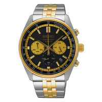Montre Seiko Sport Bicolore Doré / Noir