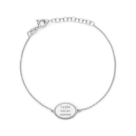 Bracelet Yahya Argent Blanc - Bracelets chaînes Femme | Marc Orian